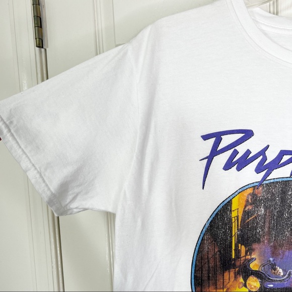 The Prince Estate Purple Rain Short Sleeve Crewneck Graphic T-Shirt Unisex Sz L - Picture 4 of 10